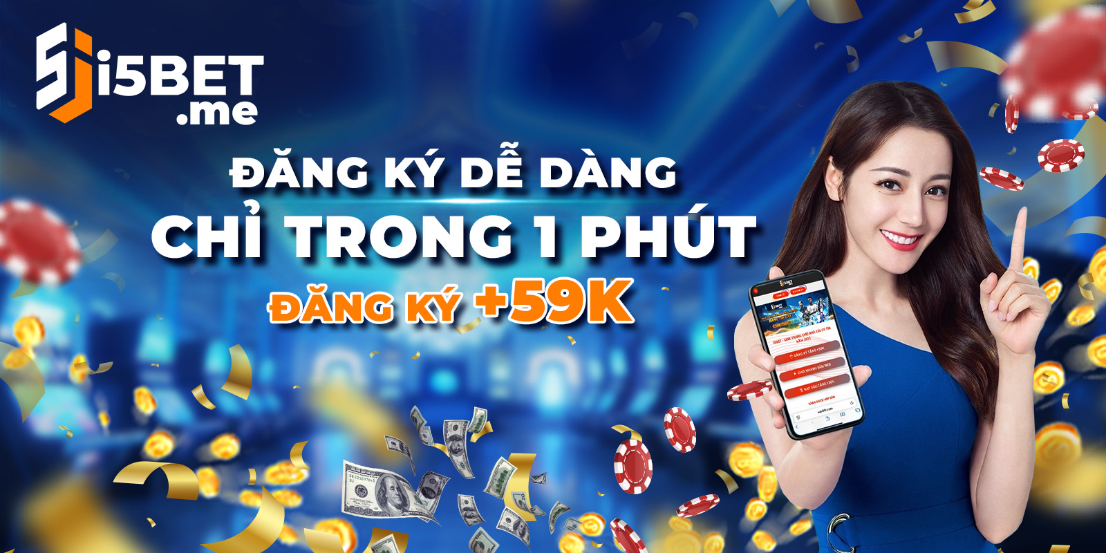 Đăng ký i5bet dễ dàng chỉ trong 1 phút
