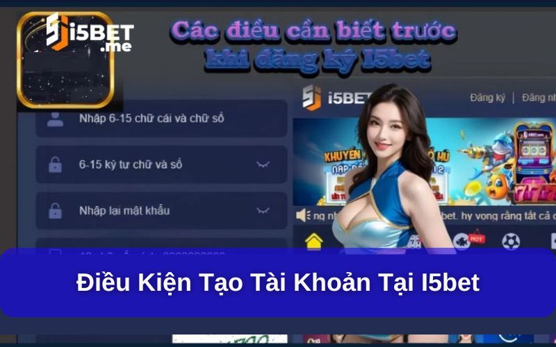 Điều kiện tạo tài khoản tại i5bet