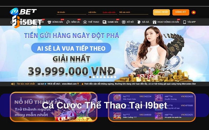I9bet là không gian cược với tỷ lệ trả thưởng cao